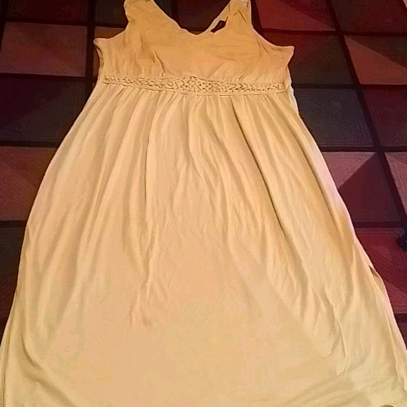 Ashley Stewart Dresses & Skirts - Lemon Yellow Maxi Dress